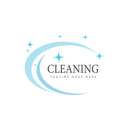 Cleaning logo vector template symbol designのイラスト素材