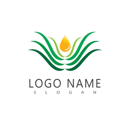 Palm tree summer logo template vector illustrationのイラスト素材