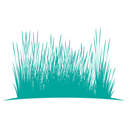 Grass logo vector template element and symbolのイラスト素材