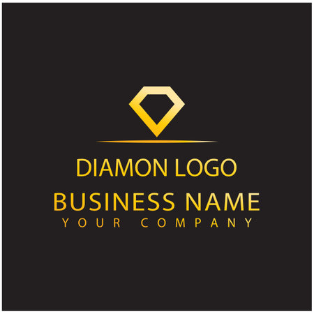 Diamond logo vector template and symbolのイラスト素材