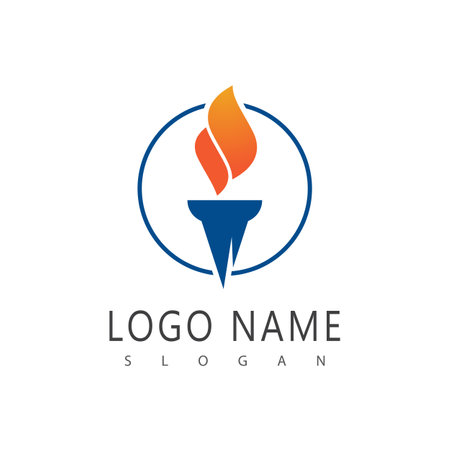 Fire flame vector illustration design templateのイラスト素材