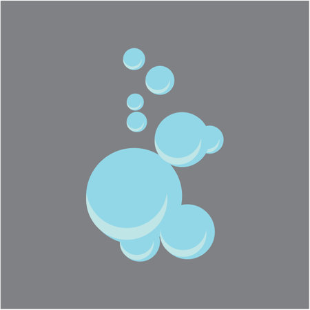 Bubble water logo vector and symbolのイラスト素材