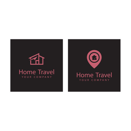 Location travel stylized symbol and logosのイラスト素材