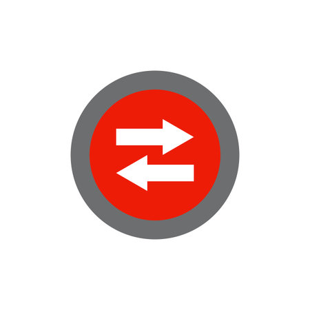 Arrow vector illustration icon Logo Template design