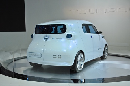 BANGKOK, THAILAND - April 6: Nissan Zero emission car on display at The 33th Bangkok International...