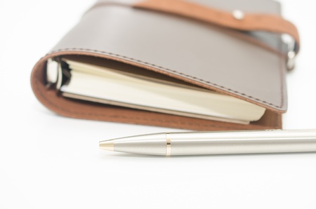 Pen and Note bookの写真素材