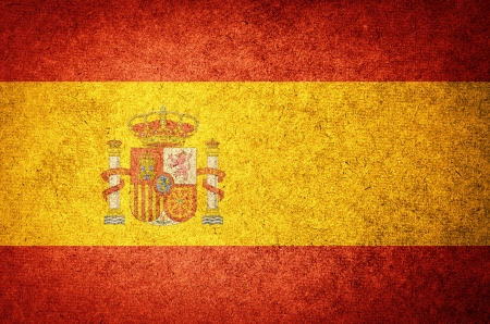 Grunge Flag of Spainの写真素材