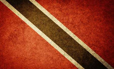 Grunge Flag of Trinidad and Tobagoの写真素材