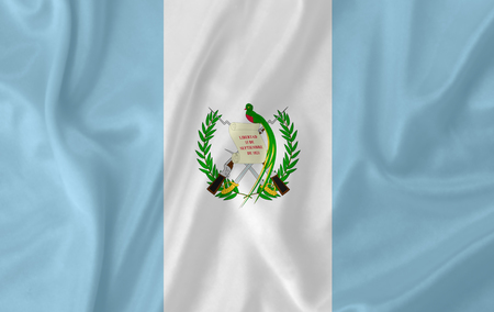 Guatemala waving flagの写真素材