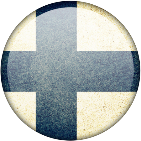 Finland button flagの写真素材