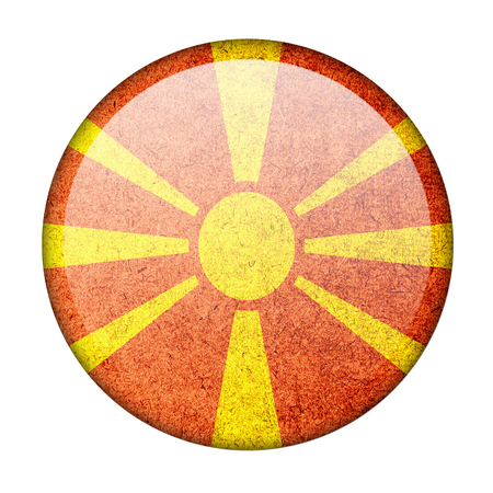 Macedonia button flagの写真素材