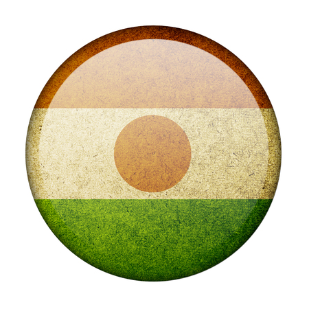 Niger button flagの写真素材