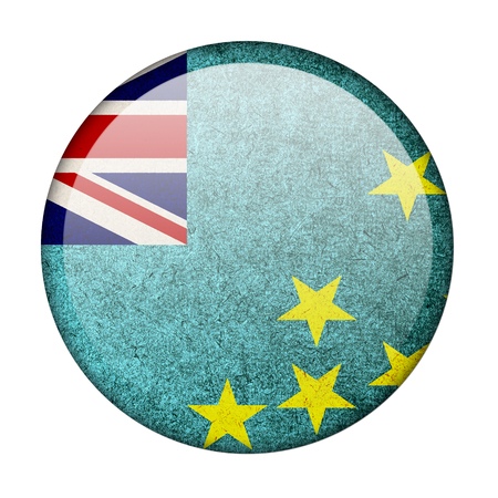 Tuvalu button flagの写真素材