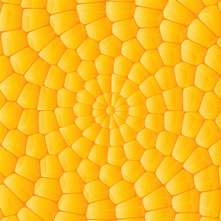 Orange circular mosaic of stones, abstract background. vectorのイラスト素材