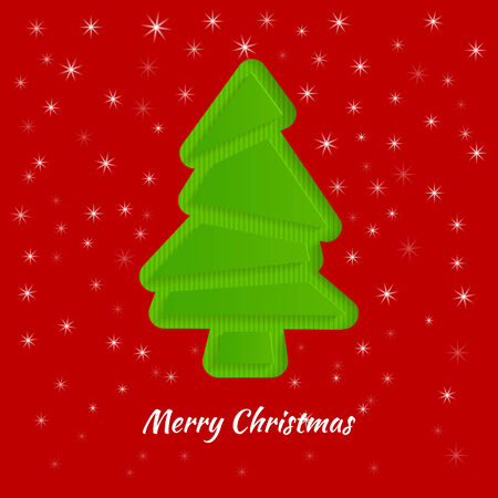 Christmas tree Christmas background concept. Vector Illustrationのイラスト素材