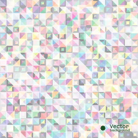 Abstract multicolor geometric Background of triangles, vector illustrationのイラスト素材
