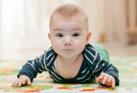 three-months kidの写真素材