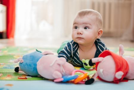 three-months kidの写真素材