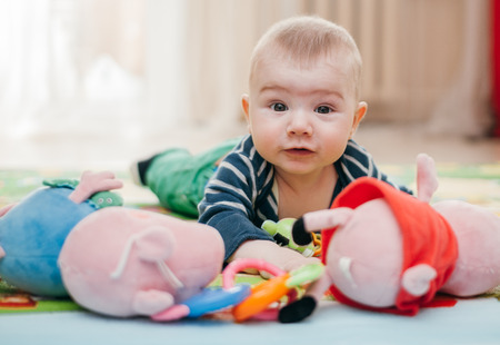 three-months kidの写真素材