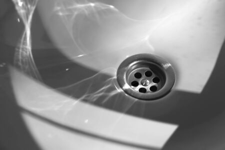 bathroom ceramic with lightの写真素材