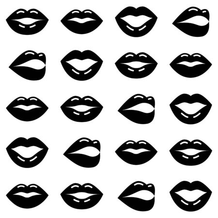 Valentine's Day vector pattern, black and white seamless background, love vector designのイラスト素材