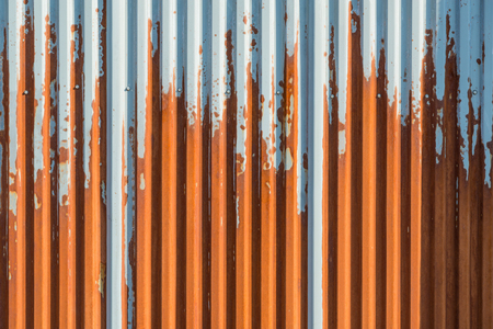 old rusty fenceの写真素材