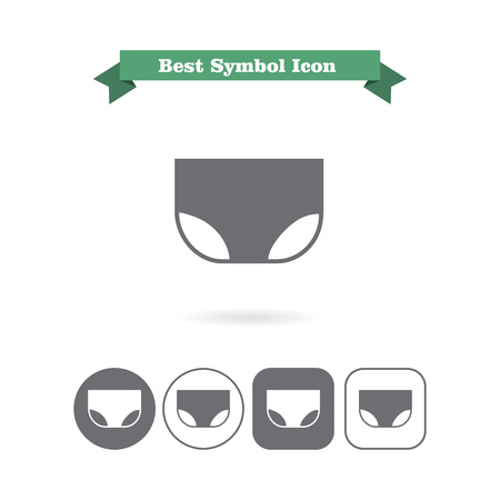Baby diaper iconのイラスト素材