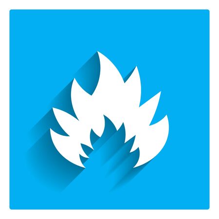 Icon of flameのイラスト素材