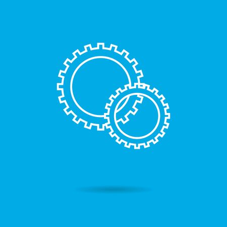 Gear wheels iconのイラスト素材