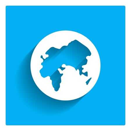 Planet Earth iconのイラスト素材