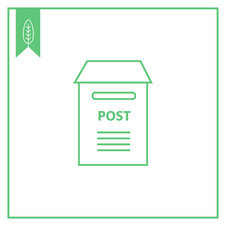 Postbox iconのイラスト素材