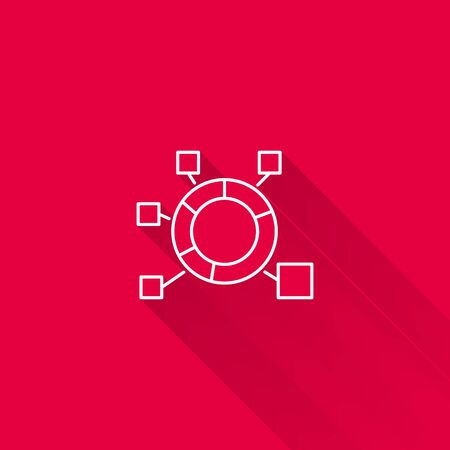Icon of circular diagramのイラスト素材