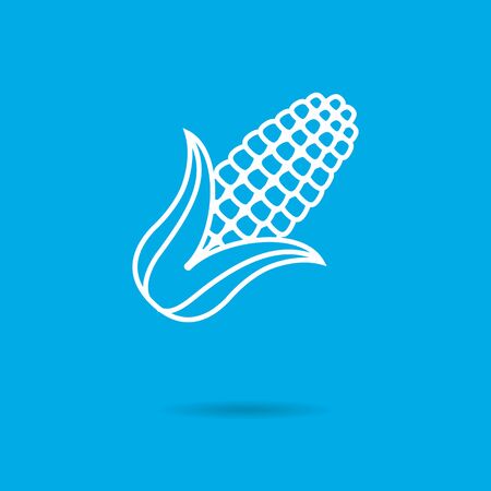 Corn cob iconのイラスト素材