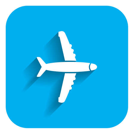 Airplane iconのイラスト素材