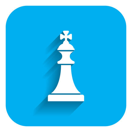 Chess king iconのイラスト素材