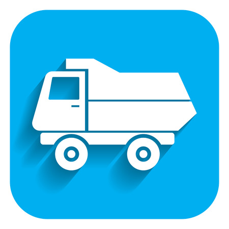 Dump truck iconのイラスト素材