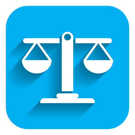 Icon of balanced scalesのイラスト素材
