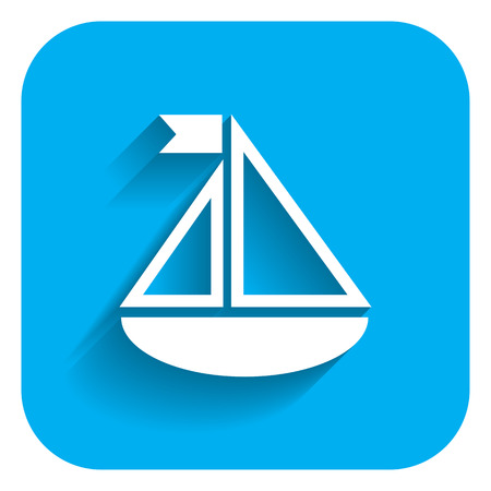 Toy ship iconのイラスト素材