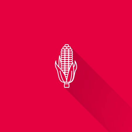 Corn cob iconのイラスト素材