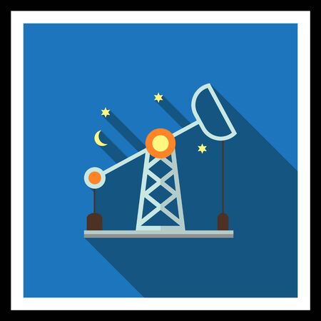 Oil rig iconのイラスト素材