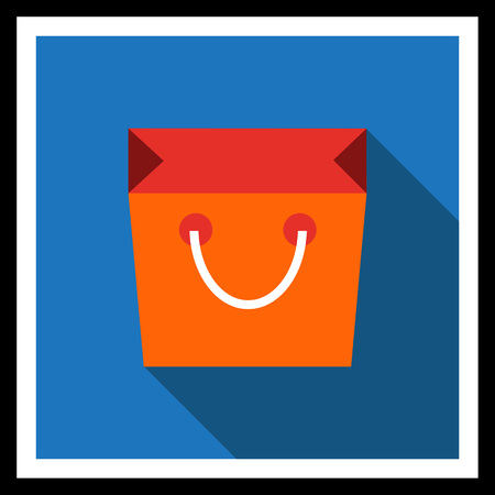 Icon of paper shopping bagのイラスト素材