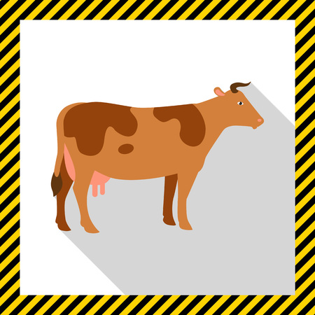 Cow iconのイラスト素材