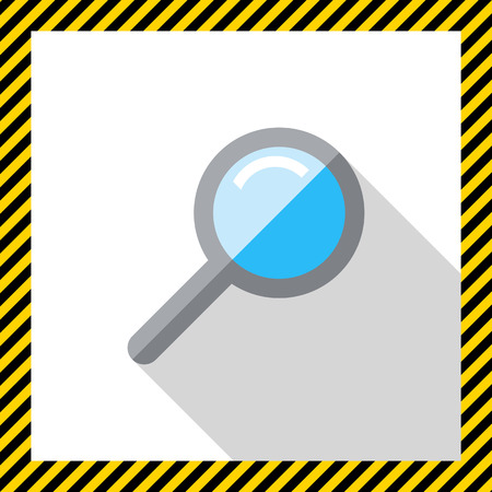 Magnifying glass iconのイラスト素材