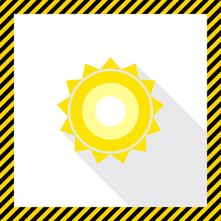Icon of sun with beamsのイラスト素材