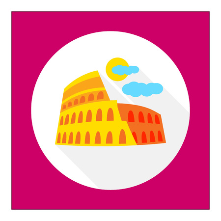 Coliseum iconのイラスト素材