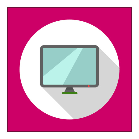 Icon of computer monitorのイラスト素材