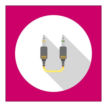 Jack connector iconのイラスト素材