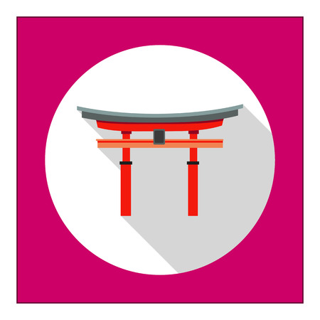 Icon of Japanese torii gateのイラスト素材