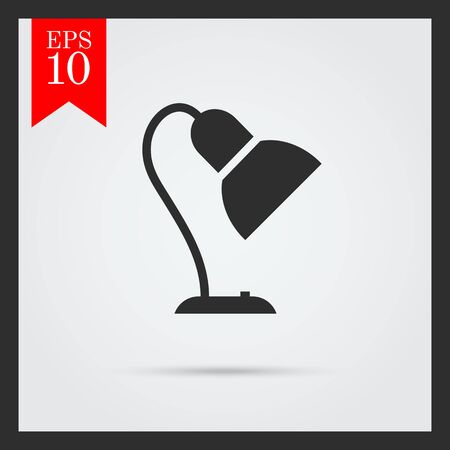 Desk lamp iconのイラスト素材