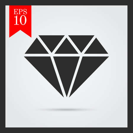 Diamond iconのイラスト素材
